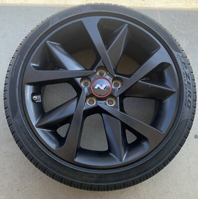 #ad Hyundai Sonata OEM 19 Inch Alloy Wheel And Tire Matte Black 52910 L0ZA0 $449.00