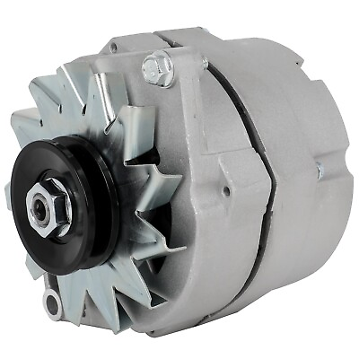 #ad Alternator fits High Output 105Amp 1 Wire 10SI Self exciting SBC BBC GM ADR0151 $69.99