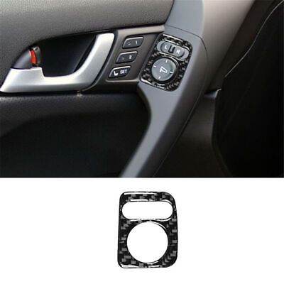 #ad For Acura TSX 2009 2014 Carbon Fiber Car Interior Memory Seat Button Cover Trim $11.74