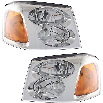 #ad Pair Headlights Driving Head lights Headlamps Set of 2 Driver amp; Passenger Side $98.57