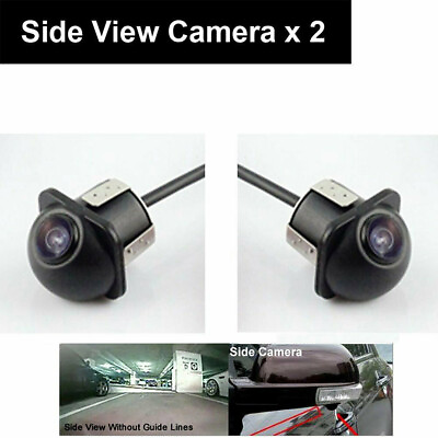 #ad 1 Pair Car Side Mirror Camera Side View Mirror Mount Cameras High Definition CCD $15.76