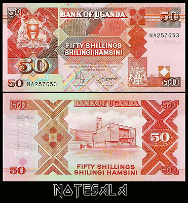 #ad Uganda 50 Shillings 1997 Pick 30c NEW UNC $3.99