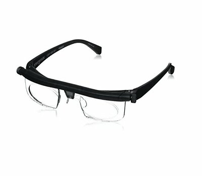 #ad Adjustable Dial Eye Glasses Vision Reader Glasses Care Includes Free Case $6.45