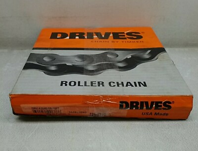 #ad DRV A2040 1R 10FT Drives Chain By Timken Roller Chain Made In USA 725 2710 $90.14