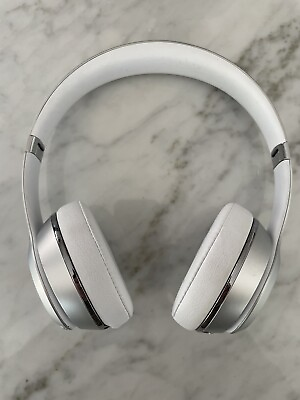 #ad Beats Solo3 Wireless Headphones Silver No Charger $49.99