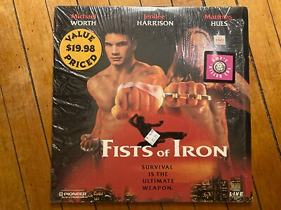 #ad Fists Of Iron Laserdisc LD Kung Fu Martial Arts Rare MMA EX condition $99.99