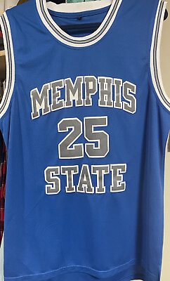 #ad NEW REPLICA Penny Hardaway Blue Memphis State Adult Large Jersey 6 WEEK SHIPPING $49.99