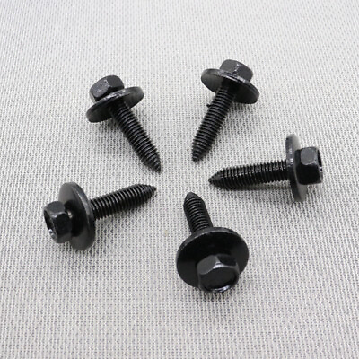 #ad 15Pcs Body Bolt Screw M8 1.25 X 35mm 13mm Head Loose Washer For GM 11503668 $9.95