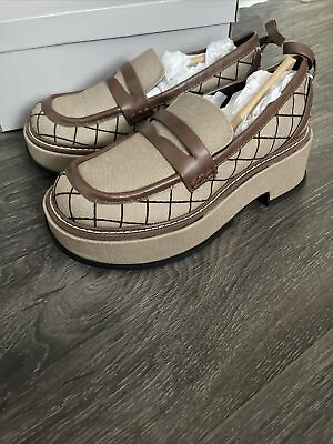 #ad Charles amp; Keith womens loafers size 38 7.5 NEW $50.00