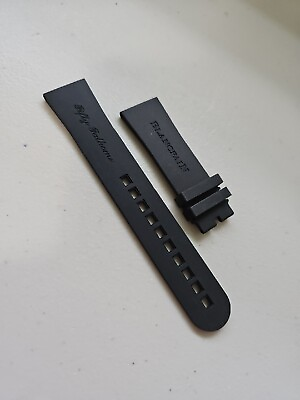 #ad Authentic Blancpain XL OEM Fifty Fathoms Black Rubber Strap 23 x 20 Extra Long $105.00