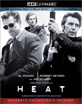 #ad Heat New 4K UHD Blu ray With Blu Ray Collector#x27;s Ed 4K Mastering Ultimate $18.09
