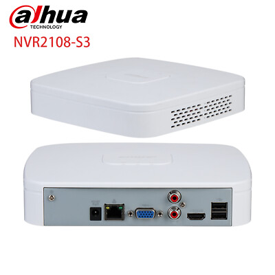 #ad Dahua 8Ch NVR2108 S3 Smart 1U 1HDD 12MP Network Video Recorder Surveillance US $90.24