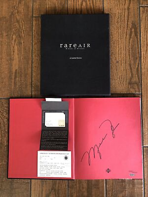 #ad MICHAEL JORDAN SIGNED Book Upper Deck Certified RARE AIR Limited amp; Numbered UDA $3824.99