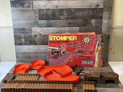 #ad Schaper Stomper Devil Mountain Track Set w Original Box NO TRUCK $55.00