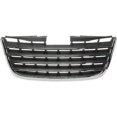 #ad FOR 2008 2010 CHRYSLER TOWN amp; COUNTRY GRILLE CHROME TRIM WITH DARK GRAY INSERT $60.96