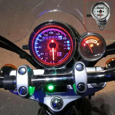 #ad Motorcycle Backlit Dual Speedometer For Harley Davidson XL Sportster 1200 883 $23.19
