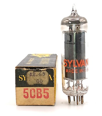 #ad 50B5 Vacuum Tube Sylvania Beam Power Output Tube. $5.00