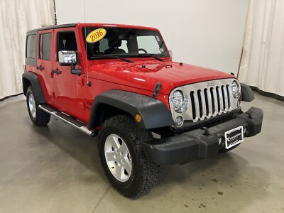 #ad 2016 Jeep Wrangler Unlimited Sport $23757.00