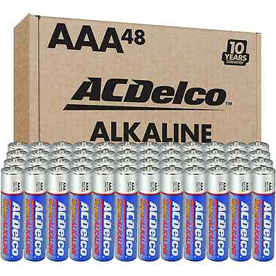 #ad ACDelco Super Alkaline AAA Batteries 48 Count $13.25