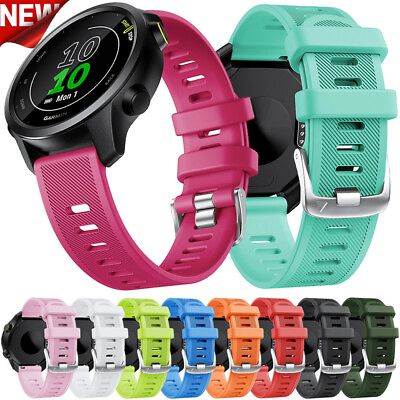 #ad Silicone Sport Strap For Samsung Galaxy Watch 4 Active 2 44mm 40mm Watch Band $7.11