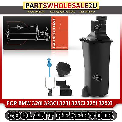 #ad Radiator Coolant Overflow Expansion Tank Bottle Reservoir w Sensor for BMW E46 $29.99