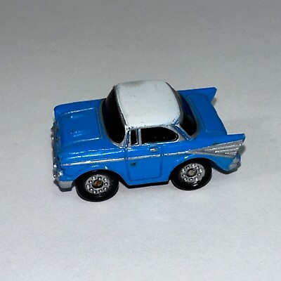 #ad Galoob Micro Machines 1957 Chevy Bel Air Sedan Blue and White 1986 $10.75