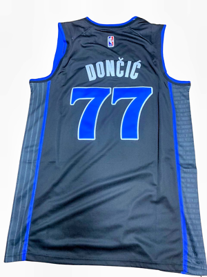 #ad Dallas Mavericks #77 Luka Doncic Jersey City Edition Large Fast Ship $49.99