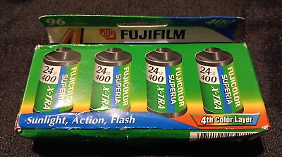#ad Fujifilm 400 96 Exp Film 4 Pack Camera Rolls EXP 11 2003 $19.99