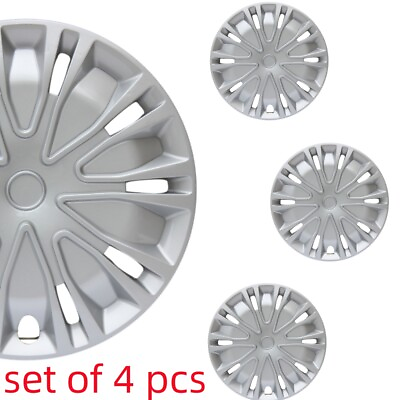 #ad 14quot; Set of 4 Wheel Covers Full Rim Glossy Hub Caps fit R14 Tire and Wheels $39.28