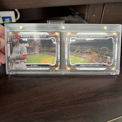 #ad Jo Adell 12 25 Angel Stadium 2021 Museum Collection Atelier Auto Booklet RC $150.00
