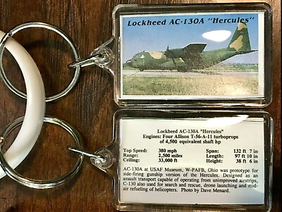 #ad Lockheed AC 130A Hercules Airplane Aircraft USAF Air Force Museum W PAFB Dayton $8.75