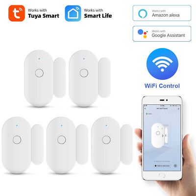 #ad #ad KERUI WiFi Smart Window Door Sensor Motion Detector Home Burglar Alarm Tuya APP $31.34