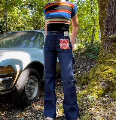 #ad Vintage 31x32 Seafarer Bellbottom Jeans NOS with original tags . $68.00