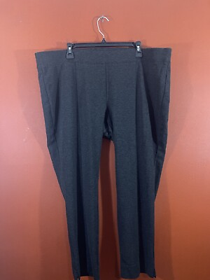 #ad The Limited Collection Plus Size 20W Ponte Knit Pull On Pants Charcoal Stretch $11.95