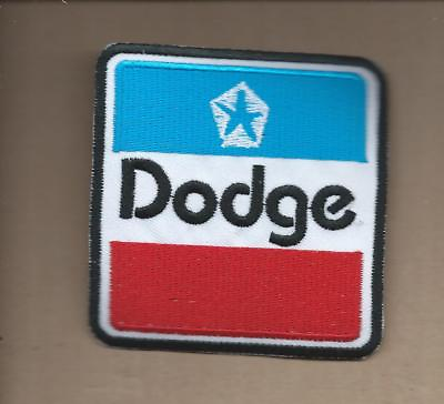 #ad NEW 2 7 8 X 3 INCH DODGE MOPAR IRON ON PATCH FREE SHIPPING $4.99