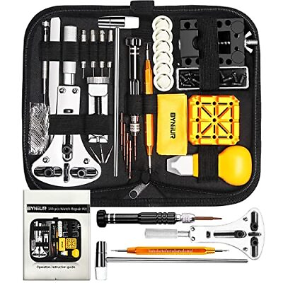#ad Watch Repair Kit Watch Case Opener Spring Bar Tools Watch Battery Replaceme... $27.42