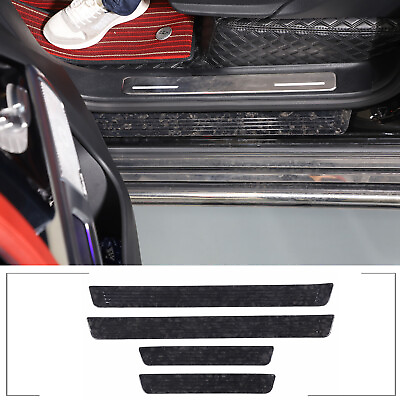 #ad Forged Carbon Outer Door Sill Plate Scuff Cover For Benz G Class W463 2019 2020 $269.99