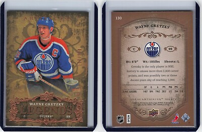 #ad 08 09 2008 09 Upper Deck Artifacts #130 Wayne Gretzky Edmonton Oilers 999 $19.95