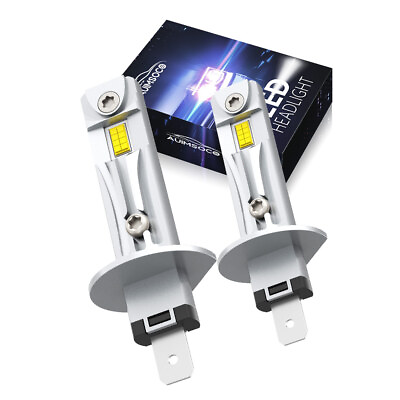 #ad 2x H1 LED Headlight Bulbs Conversion Kit High Low Beam Super Bright 6500K White $39.99