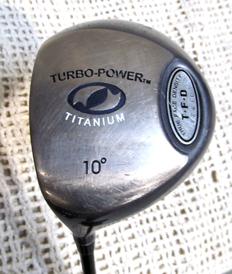 #ad Turbo Power TFD Series Titanium 10*Deg Driver LEFT HAND Reg Flex Graphite Shaft $29.98