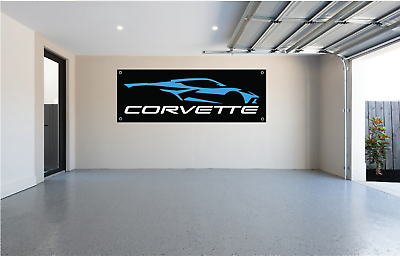 #ad C8 Corvette Banner Multiple Colors available $85.00