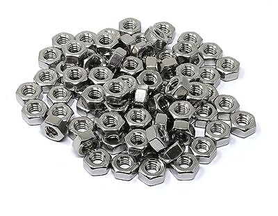 #ad 50 Pcs ANSI ASME B18.2.2 SAE 1 4 20 UNC Stainless Steel 304 Hex Nuts $12.35