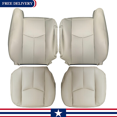 #ad Fits light beige seat covers for driver and passenger seats for 03 06 Cadillac $139.70