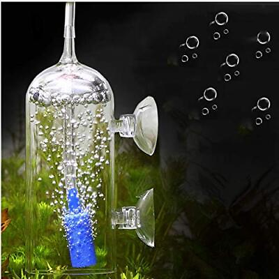 #ad Ailindany Aquarium Air Oxygen Bubbler Glass Cup with Water Tube Sucker Air S... $25.49