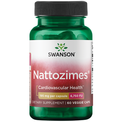 #ad Swanson Nattozimes 195 mg 60 Veggie Capsules $20.86