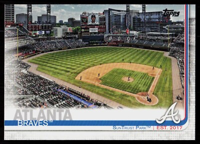 #ad 2019 Topps SunTrust Park #71 BASEBALL Atlanta Braves $1.50