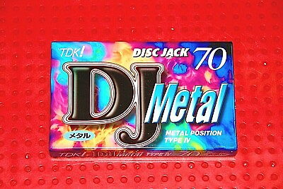 #ad TDK DJ DISC JACK 70 METAL VS. IV BLANK CASSETTE TAPE 1 SEALED $26.09