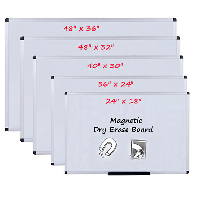 #ad VIZ PRO Magnetic Dry Erase Board Whiteboard Home Office School Marker Board $9.41