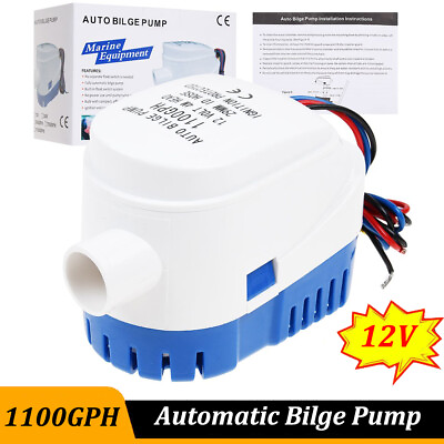 #ad Automatic Submersible Boat Water Bilge Pump 12V 1 1 8quot; Outlet with Float Switch $21.00