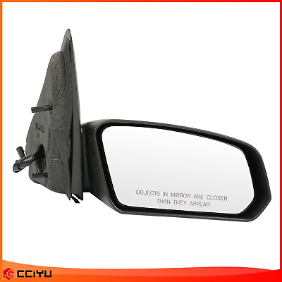 #ad ✅Fits 2003 2007 Saturn Ion Mirror Black Passenger Side View Power Non Folding $48.78